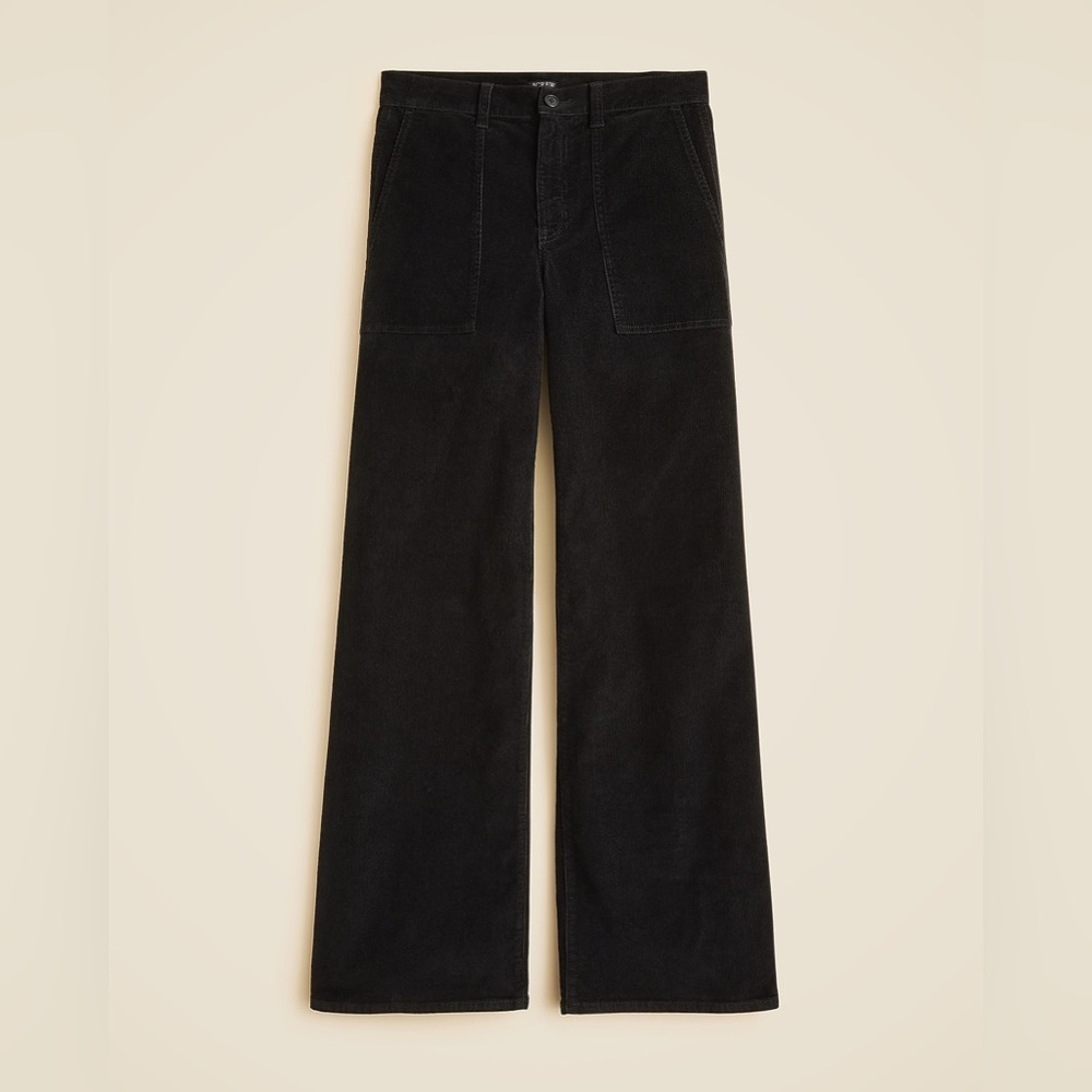 J Crew Camp-pocket wide-leg pant in stretch corduroy CP715
